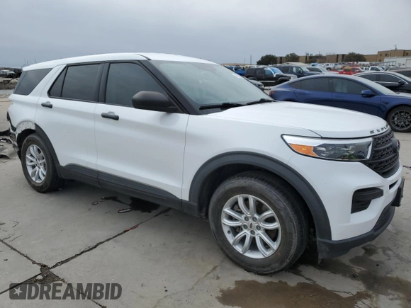 2021 Ford Explorer with VIN 1FMSK7BH8MGB91089, listed as a Copart auction lot 41741555 with 68,602 mi miles and Salvage Title. Bid and sale history available at carsss.com. Image 4.