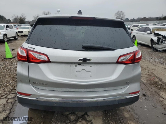 2020 Chevrolet Equinox LT with VIN 3GNAXJEV4LS519325, listed as a Copart auction lot 45706855 with 40,008 mi miles and Salvage Title. Bid and sale history available at carsss.com. Image 6.