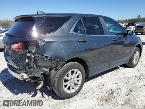 2021 Chevrolet Equinox LT with VIN 3GNAXKEV0ML391764, listed as a Copart auction lot 49441175 with 49,995 mi miles and Salvage Title. Bid and sale history available at carsss.com. Image 3.
