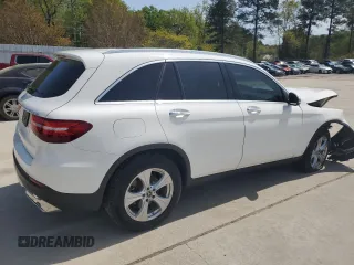 2018 Mercedes-Benz GLC with VIN WDC0G4JB1JV103428, listed as a Copart auction lot 51164785 with 91,960 mi miles and Salvage Title. Bid and sale history available at carsss.com. Image 3.