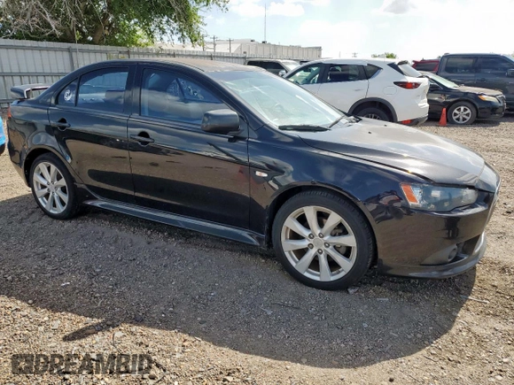 2012 Mitsubishi Lancer GT with VIN JA32U8FW0CU013382, listed as a Copart auction lot 60754055 with 156,160 mi miles and Salvage title. Bid and sale history available at DreamBid. Image 4.