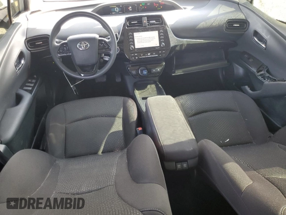 2021 Toyota Prius L Eco with VIN JTDKAMFU3M3133914, listed as a Copart auction lot 59897825 with 46,872 mi miles and Salvage title. Bid and sale history available at DreamBid. Image 8.
