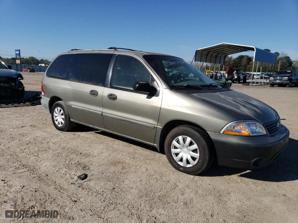 2001 Ford Windstar Wagon LX with VIN 2FMZA514X1BA22070, listed as a Copart auction lot 74446984 with 152,905 mi miles and Salvage Title. Bid and sale history available at carsss.com. Image 4.