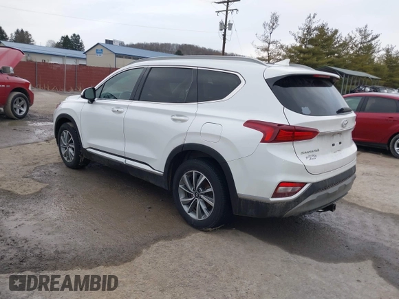 2019 Hyundai Santa Fe Limited with VIN 5NMS5CAD8KH048247, listed as a IAAI auction lot 41639121 with 66,627 mi miles. Bid and sale history available at carsss.com. Image 3.