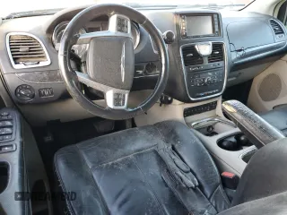 2011 Chrysler Town & Country Limited with VIN 2A4RR6DG5BR747619, listed as a Copart auction lot 45509485 with Not Provided miles and Salvage Title. Bid and sale history available at carsss.com. Image 8.