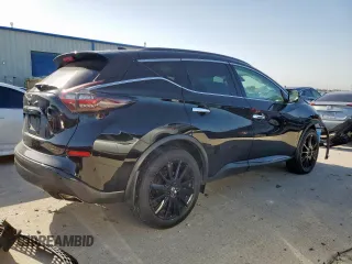 2023 Nissan Murano SV z VIN 5N1AZ2BJ4PC115006, wystawiony jako Copart lot #57662715 z przebiegiem 40 681 mil mil oraz Szkoda całkowita • Salvage title. Historia ofert i sprzedaży dostępna na DreamBid. Obrazek 3.