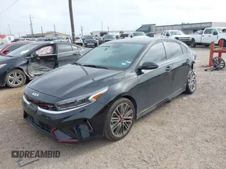 2024 Kia Forte GT with VIN 3KPF44AC7RE771672, listed as a IAAI auction lot 41681846 with 8,270 mi miles and . Bid and sale history available at DreamBid. Image 2.