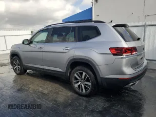 2022 Volkswagen Atlas SE with VIN 1V2DP2CA2NC501943, listed as a Copart auction lot 51181225 with 70,604 mi miles and Clean title. Bid and sale history available at DreamBid. Image 2.