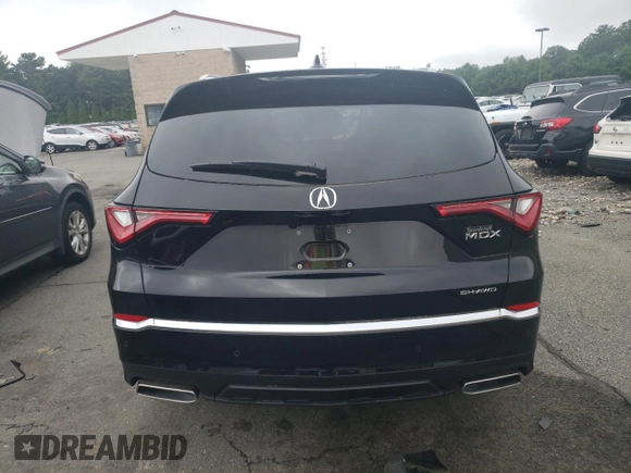 2024 Acura MDX Advance with VIN 5J8YE1H89RL022239, listed as a Copart auction lot 65220594 with Not provided miles and Non repairable. Bid and sale history available at DreamBid. Image 6.