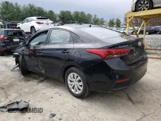 2020 Hyundai Accent SE with VIN 3KPC24A6XLE098919, listed as a Copart auction lot 47645223 with 9,517 mi miles. Bid and sale history available at carsss.com. Image 2.