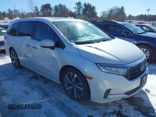 2023 Honda Odyssey Touring with VIN 5FNRL6H81PB008129, listed as a IAAI auction lot 41610714 with 57,273 mi miles and . Bid and sale history available at DreamBid. Image 1.