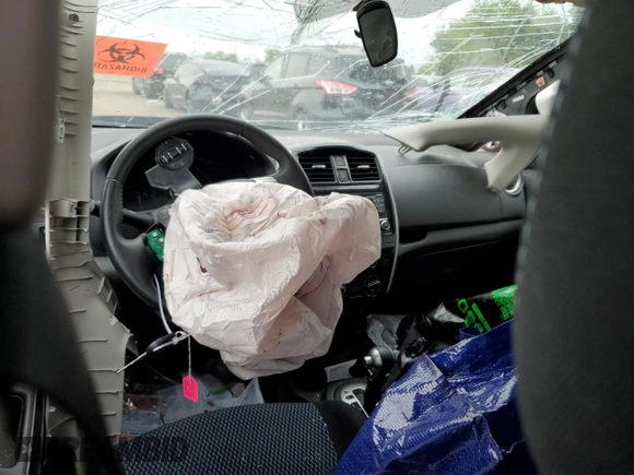 2018 Nissan Note SV with VIN 3N1CE2CP9JL361222, listed as a Copart auction lot 55271605 with Not provided miles and Salvage title. Bid and sale history available at DreamBid. Image 8.