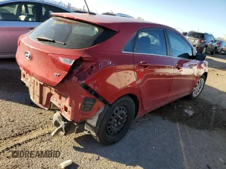 2016 Hyundai Elantra GT with VIN KMHD35LHXGU323042, listed as a Copart auction lot 78675774 with 57,378 mi miles and Salvage Title. Bid and sale history available at carsss.com. Image 3.