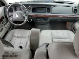 2003 Mercury Grand Marquis LS Premium with VIN 2MEHM75W53X697294, listed as a Copart auction lot 73021464 with 118,480 mi miles and Salvage Title. Bid and sale history available at carsss.com. Image 8.