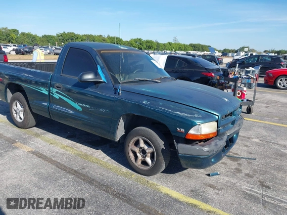 1998 Dodge Dakota SLT with VIN 1B7FL26X2WS685844, listed as a IAAI auction lot 41857719 with Not Provided miles and . Bid and sale history available at carsss.com. Image 1.