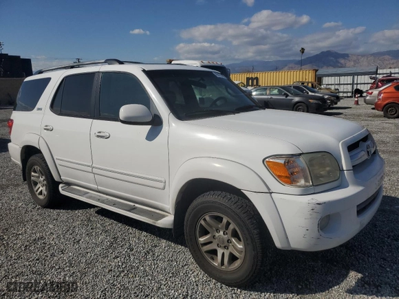2005 Toyota Sequoia SR5 with VIN 5TDZT34A45S263955, listed as a Copart auction lot 46679045 with 225,191 mi miles and Salvage Title. Bid and sale history available at carsss.com. Image 4.