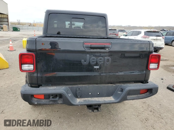 2022 Jeep Gladiator Sport S with VIN 1C6HJTAG8NL125550, listed as a Copart auction lot 50255805 with Not provided miles and Salvage title. Bid and sale history available at DreamBid. Image 6.