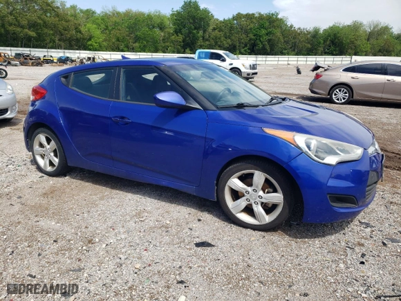 2013 Hyundai Veloster w/Black Int with VIN KMHTC6AD9DU141233, listed as a Copart auction lot 54603945 with 145,729 mi miles and Clean Title. Bid and sale history available at carsss.com. Image 4.