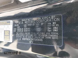 2017 Kia Sportage LX with VIN KNDPM3AC8H7049446, listed as a IAAI auction lot 42004562 with 79,055 mi miles and . Bid and sale history available at DreamBid. Image 9.