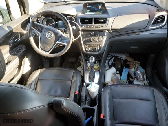 2016 Buick Encore Leather with VIN KL4CJCSB5GB548160, listed as a Copart auction lot 85814974 with 87,157 mi miles and Salvage Title. Bid and sale history available at carsss.com. Image 8.