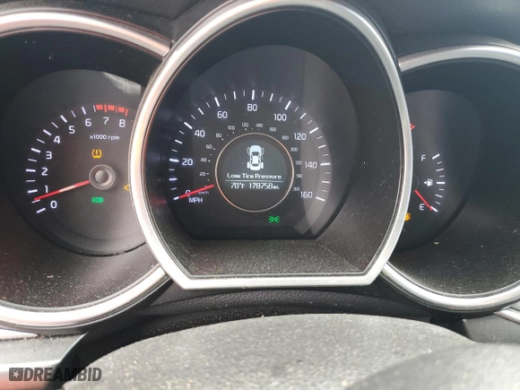 2015 Kia Optima LX with VIN KNAGM4A72F5527374, listed as a Copart auction lot 51238685 with 178,758 mi miles and Salvage Title. Bid and sale history available at carsss.com. Image 9.