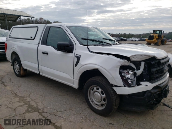 2023 Ford F-150 XL with VIN 1FTMF1CB7PKE34062, listed as a Copart auction lot 85287124 with Not Provided miles and Salvage Title. Bid and sale history available at carsss.com. Image 4.
