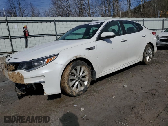 2018 Kia Optima LX with VIN 5XXGT4L30JG269084, listed as a Copart auction lot 46328535 with 138,523 mi miles and Salvage Title. Bid and sale history available at carsss.com. Image 1.