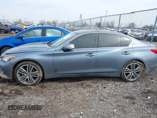 2015 Infiniti Q50 with VIN JN1BV7AR4FM406268, listed as a IAAI auction lot 41837888 with 211,965 mi miles. Bid and sale history available at carsss.com. Image 15.