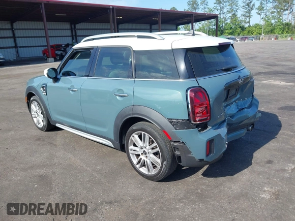 2022 MINI Countryman Cooper S with VIN WMZ53BR02N3N67991, listed as a IAAI auction lot 42181491 with 54,701 mi miles and . Bid and sale history available at DreamBid. Image 3.