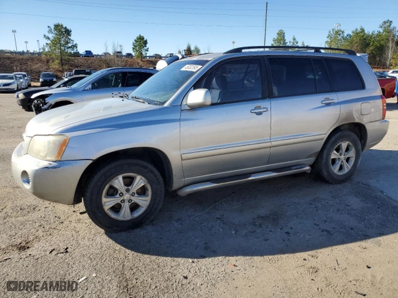 2001 Toyota Highlander with VIN JTEGF21A210019713, listed as a Copart auction lot 46082695 with 222,649 mi miles and Salvage Title. Bid and sale history available at carsss.com. Image 1.