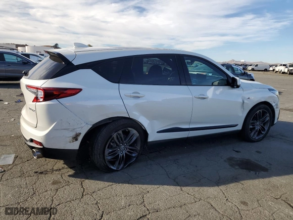 2019 Acura RDX w/A-Spec Pkg with VIN 5J8TC1H67KL023443, listed as a Copart auction lot 79330074 with 50,421 mi miles and Salvage Title. Bid and sale history available at carsss.com. Image 3.