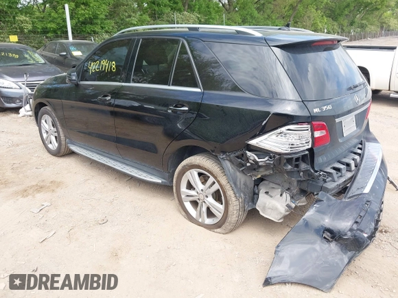 2013 Mercedes-Benz M 350 with VIN 4JGDA5JB8DA259939, listed as a IAAI auction lot 42219418 with 107,967 mi miles and . Bid and sale history available at DreamBid. Image 3.