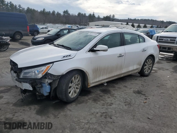 2015 Buick LaCrosse Leather with VIN 1G4GB5GR5FF191698, listed as a Copart auction lot 46157345 with 371,376 mi miles and Salvage Title. Bid and sale history available at DreamBid. Image 1.