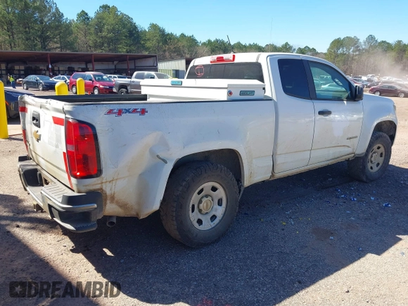 2017 Chevrolet Colorado 4WD Work Truck with VIN 1GCHTBEAXH1264713, listed as a IAAI auction lot 41674650 with 134,209 mi miles. Bid and sale history available at carsss.com. Image 4.