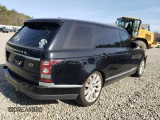 2015 Land Rover Range Rover Supercharged with VIN SALGS3TF7FA210360, listed as a Copart auction lot 53904695 with 95,460 mi miles and Clean title. Bid and sale history available at DreamBid. Image 3.