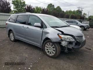 2015 Toyota Sienna LE with VIN 5TDJK3DC5FS120127, listed as a Copart auction lot 60461345 with 152,368 mi miles and Salvage title. Bid and sale history available at DreamBid. Image 4.