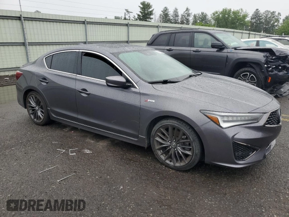 2020 Acura ILX Premium with VIN 19UDE2F84LA008646, listed as a Copart auction lot 63190825 with Not provided miles and Salvage title. Bid and sale history available at DreamBid. Image 4.