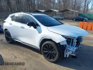 2022 Lexus NX with VIN 2T2KGCEZ8NC003721, listed as a IAAI auction lot 38637550 with 16,987 mi miles. Bid and sale history available at carsss.com. Image 1.