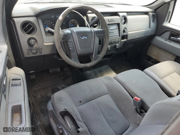 2014 Ford F-150 XL with VIN 1FTNF1CF7EKD18686, listed as a Copart auction lot 48389175 with 133,018 mi miles and Salvage Title. Bid and sale history available at carsss.com. Image 8.