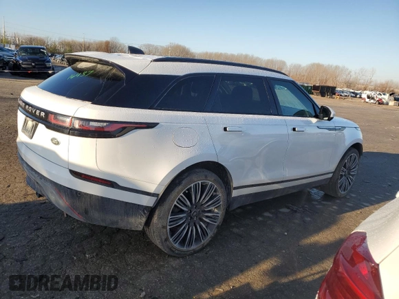 2019 Land Rover Range Rover Velar S with VIN SALYB2EN6KA202215, listed as a Copart auction lot 85513714 with 82,629 mi miles and Salvage Title. Bid and sale history available at carsss.com. Image 3.