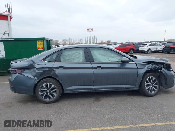 2022 Volkswagen Jetta with VIN 3VWNM7BU7NM028222, listed as a IAAI auction lot 41348223 with 50,623 mi miles and . Bid and sale history available at DreamBid. Image 13.
