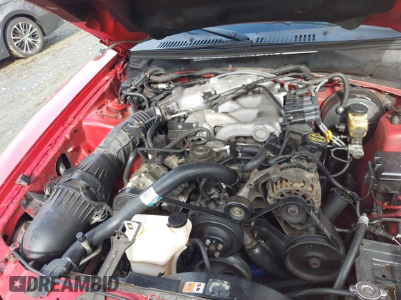 2004 Ford Mustang Deluxe with VIN 1FAFP44654F162713, listed as a IAAI auction lot 41525265 with 213,365 mi miles. Bid and sale history available at carsss.com. Image 10.