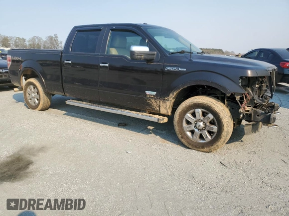 2013 Ford F-150 XL with VIN 1FTFW1ET3DKF02870, listed as a Copart auction lot 50087645 with 159,837 mi miles and Salvage Title. Bid and sale history available at carsss.com. Image 4.