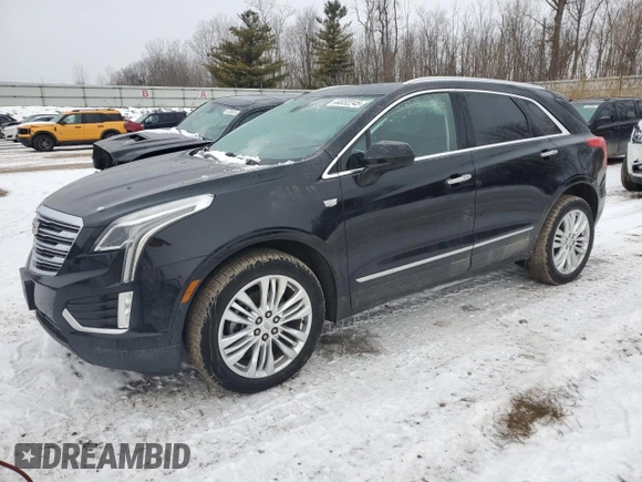 2019 Cadillac XT5 Premium Luxury AWD z VIN 1GYKNFRS1KZ114339, wystawiony jako Copart lot #44032245 z przebiegiem 77 484 mil mil oraz Czysty tytuł • Clean title. Historia ofert i sprzedaży dostępna na DreamBid. Obrazek 1.