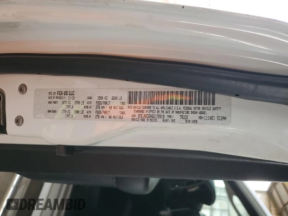 2016 Ram 1500 Tradesman z VIN 3C6JR6DGXGG172019, wystawiony jako Copart lot #81685804 z przebiegiem 132 928 mil mil oraz Szkoda całkowita • Salvage title. Historia ofert i sprzedaży dostępna na DreamBid. Obrazek 13.