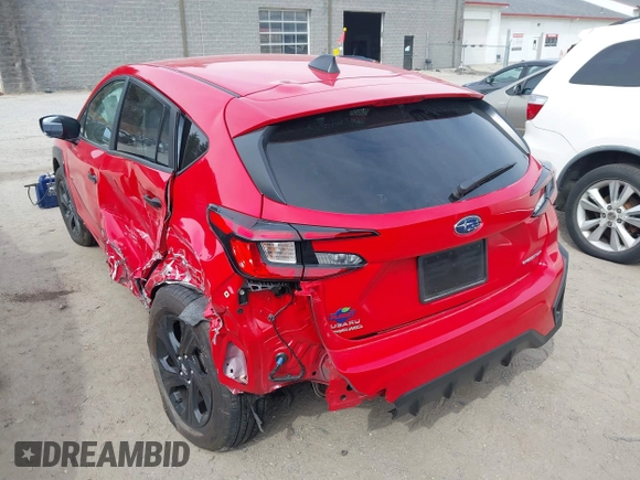 2024 Subaru Crosstrek with VIN JF2GUABC9RH374543, listed as a IAAI auction lot 41768818 with 2,171 mi miles and . Bid and sale history available at DreamBid. Image 3.