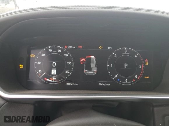 2018 Land Rover Range Rover Sport SE with VIN SALWG2RK6JA697037, listed as a Copart auction lot 59331374 with 85,124 mi miles and Salvage Title. Bid and sale history available at DreamBid. Image 9.