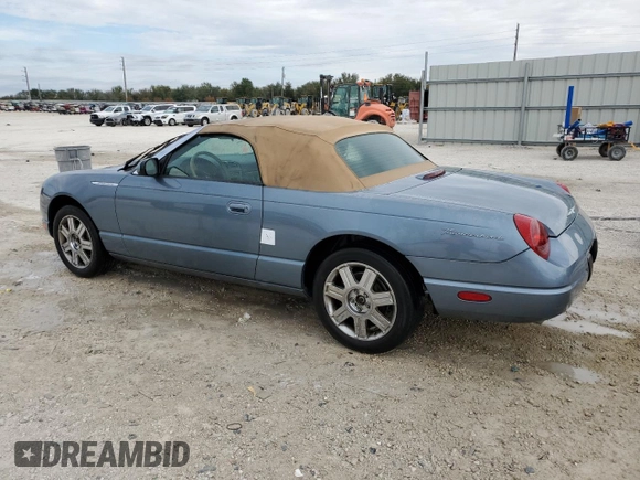 2005 Ford Thunderbird Hardtop Premium with VIN 1FAHP60A35Y100831, listed as a Copart auction lot 88586425 with Not Provided miles and Non Repairable. Bid and sale history available at DreamBid. Image 2.