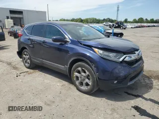 2017 Honda CR-V EX-L with VIN 2HKRW2H83HH622134, listed as a Copart auction lot 54159345 with 125,102 mi miles and Salvage Title. Bid and sale history available at carsss.com. Image 4.