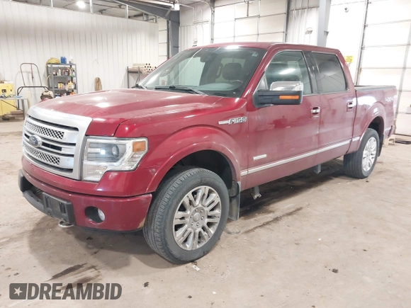2013 Ford F-150 XL with VIN 1FTFW1ETXDFB30310, listed as a IAAI auction lot 41419674 with 122,926 mi miles. Bid and sale history available at carsss.com. Image 18.